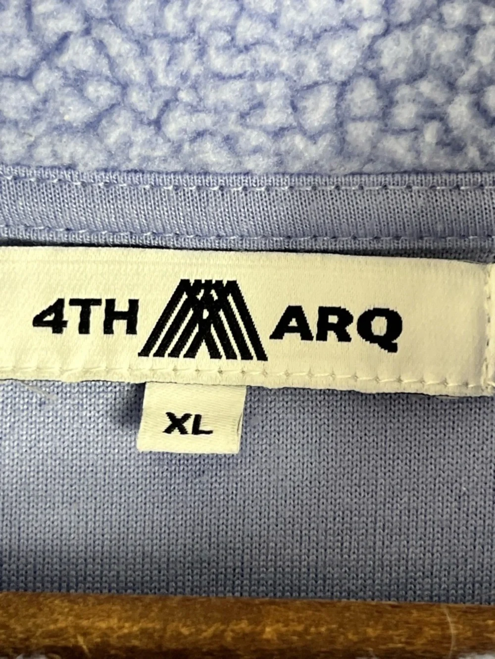4TH ARQ PHOENIX Half-Zip Size XL Fleece Sweater Pullover In Lavender - Picture 6 of 10